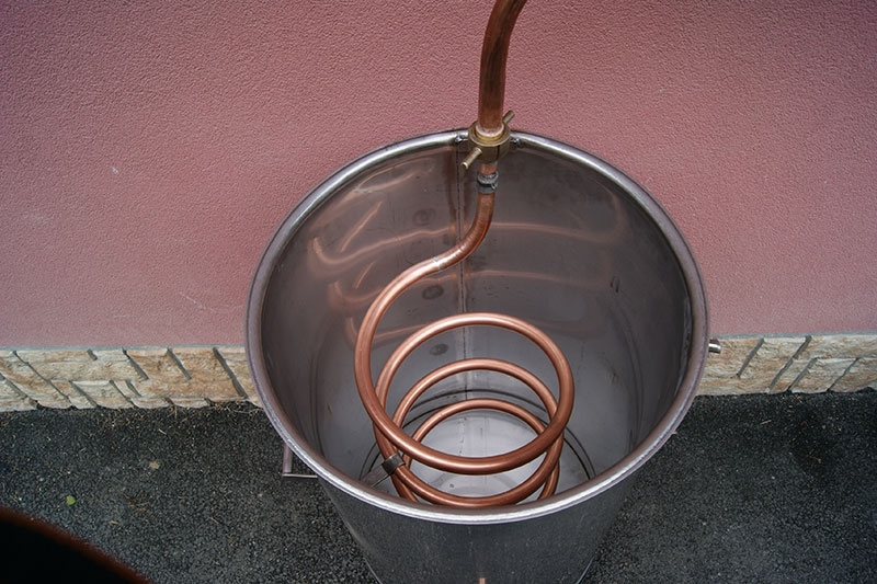 Kotao za rakiju 100 L + mješalica